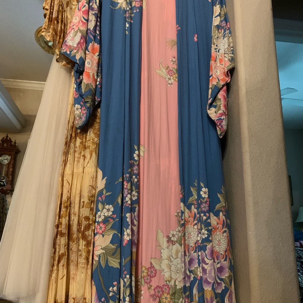 AU Double sided Maxi Kimono Robe